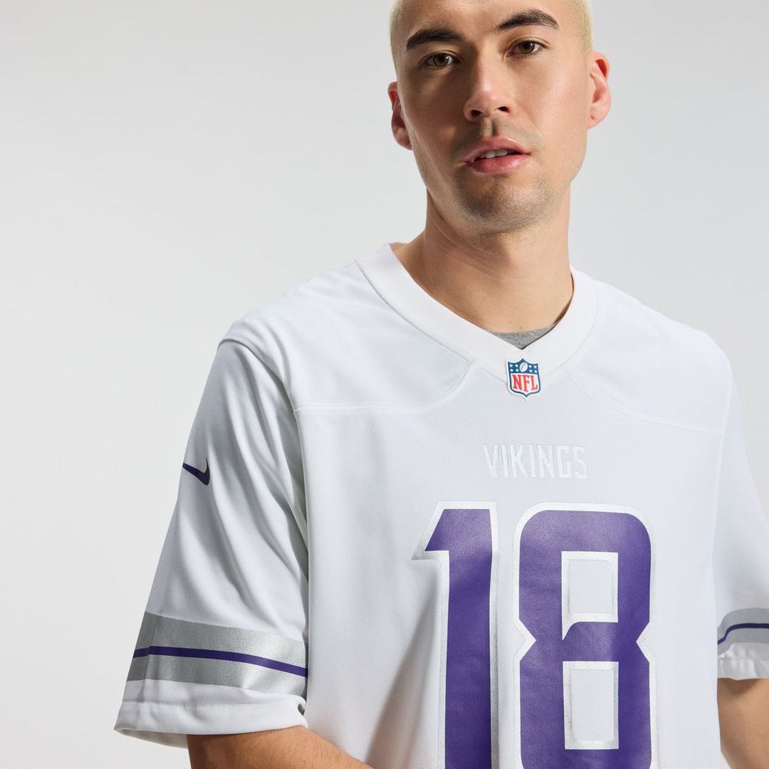 Minnesota Vikings Justin Jefferson Nike Purple Classic Player Game Jersey