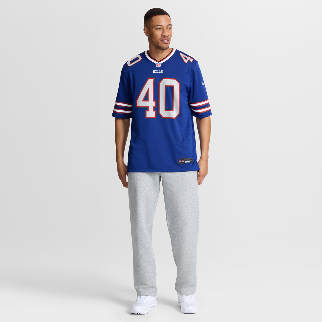 Buffalo Bills Matthew Wright Nike Royal Team Game Jersey