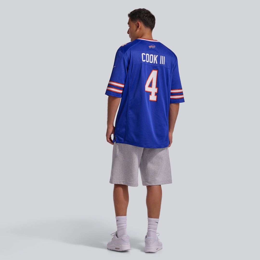 Buffalo Bills James Cook III Nike Gray Nickel City Game Jersey