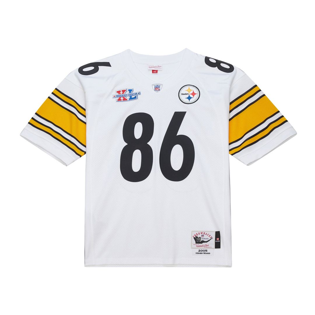 Pittsburgh Steelers Hines Ward Mitchell & Ness White 2005 Authentic Throwback Retired Player Jersey