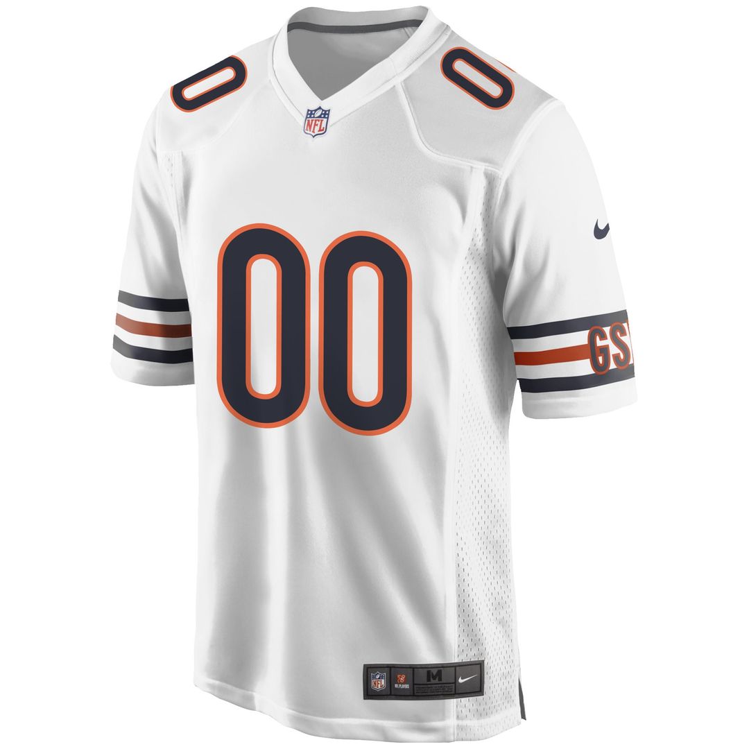 Chicago Bears Nike Navy Custom Game Jersey