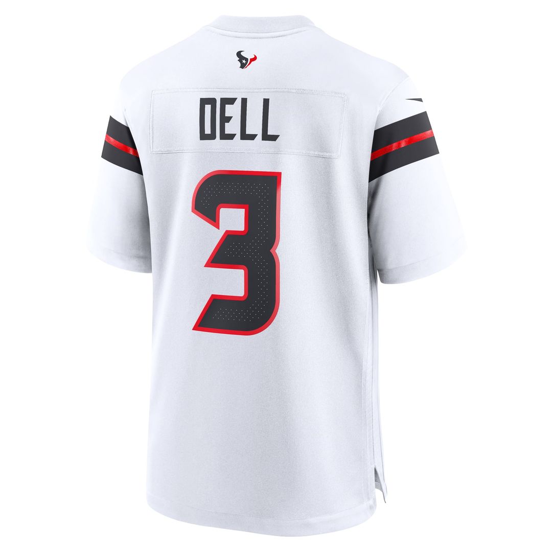 Houston Texans Tank Dell Nike White Game Jersey