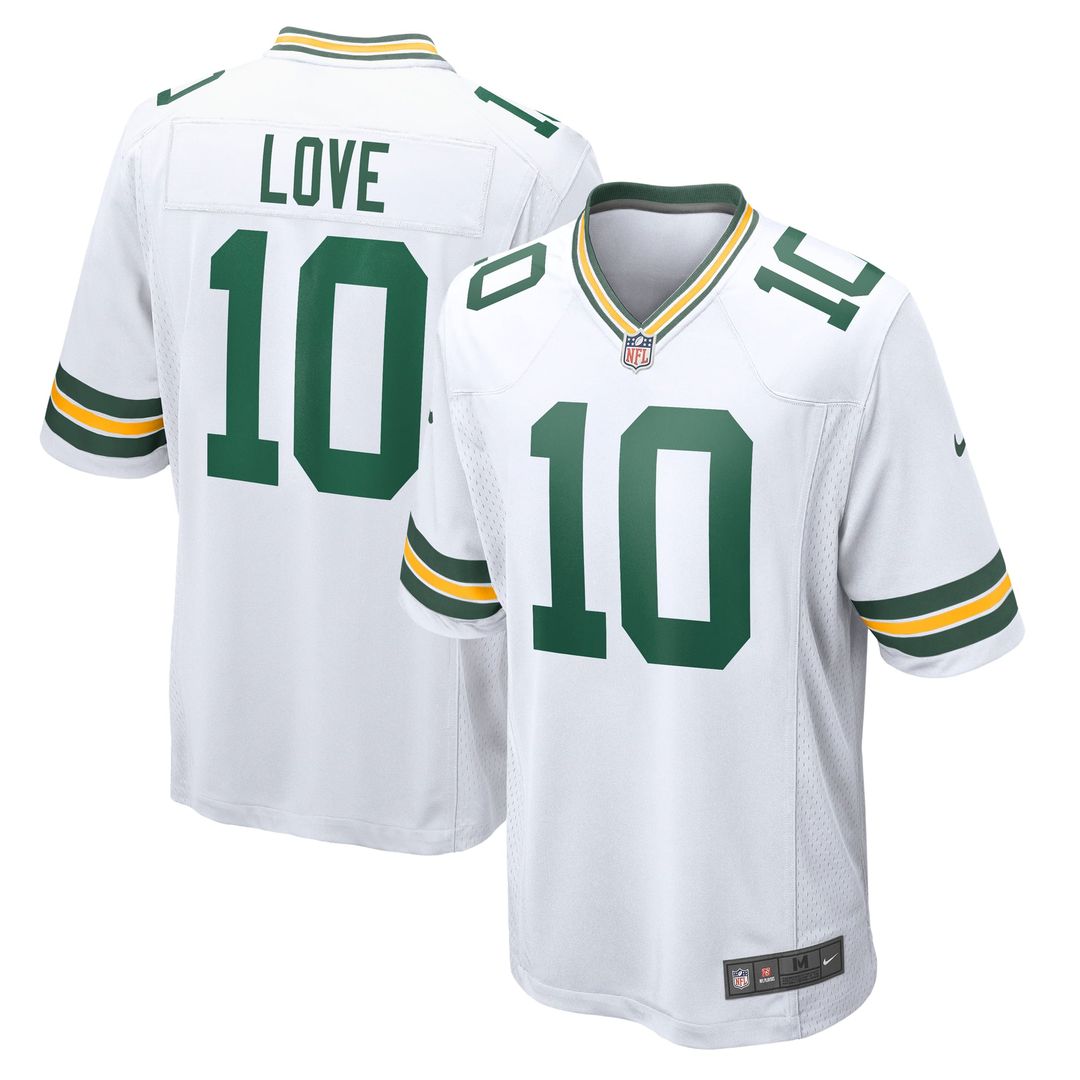 Green Bay Packers Jordan Love Nike Green Player Game Jersey