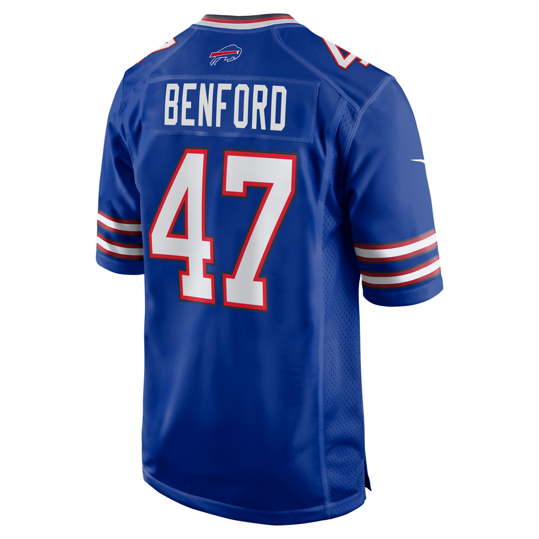 Buffalo Bills Christian Benford Nike Royal Game Jersey