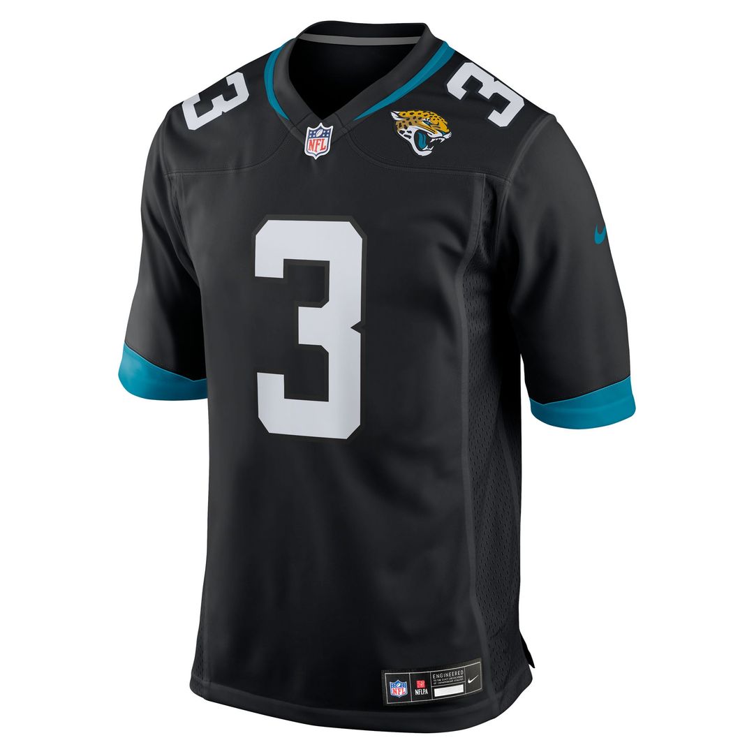 Jacksonville Jaguars Jakobi Meyers Nike Black Alternate Game Jersey