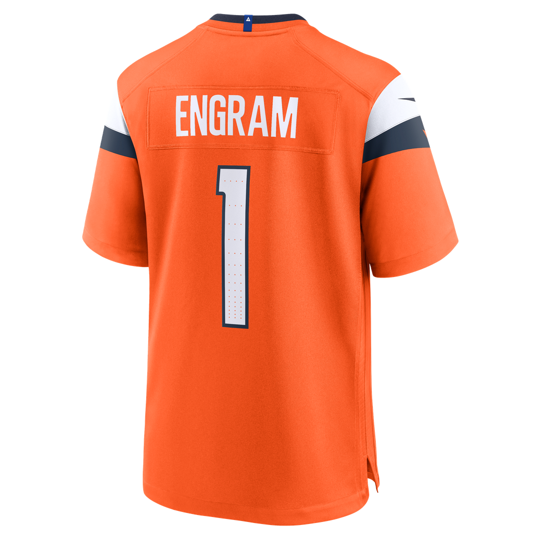 Denver Broncos Evan Engram Nike Orange Team Game Jersey