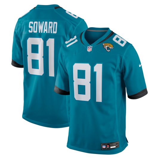 Jacksonville Jaguars R. Jay Soward Nike Teal Retired Player Team Game Jersey