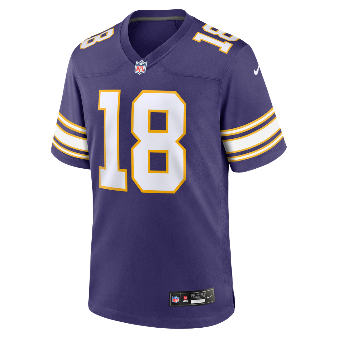 Minnesota Vikings Justin Jefferson Nike White Alternate Game Player Jersey