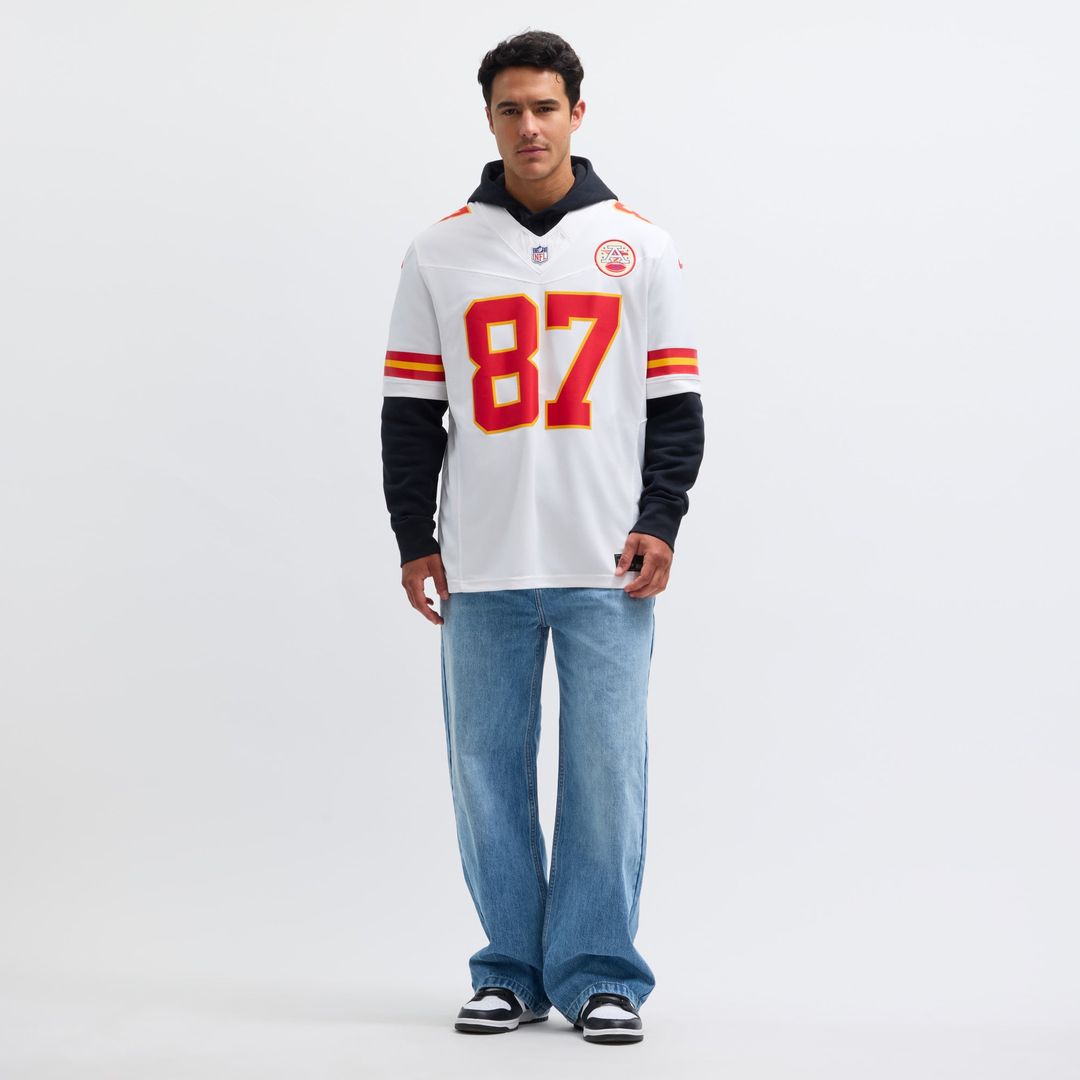 Kansas City Chiefs Travis Kelce Nike Red Vapor F.U.S.E. Limited Jersey