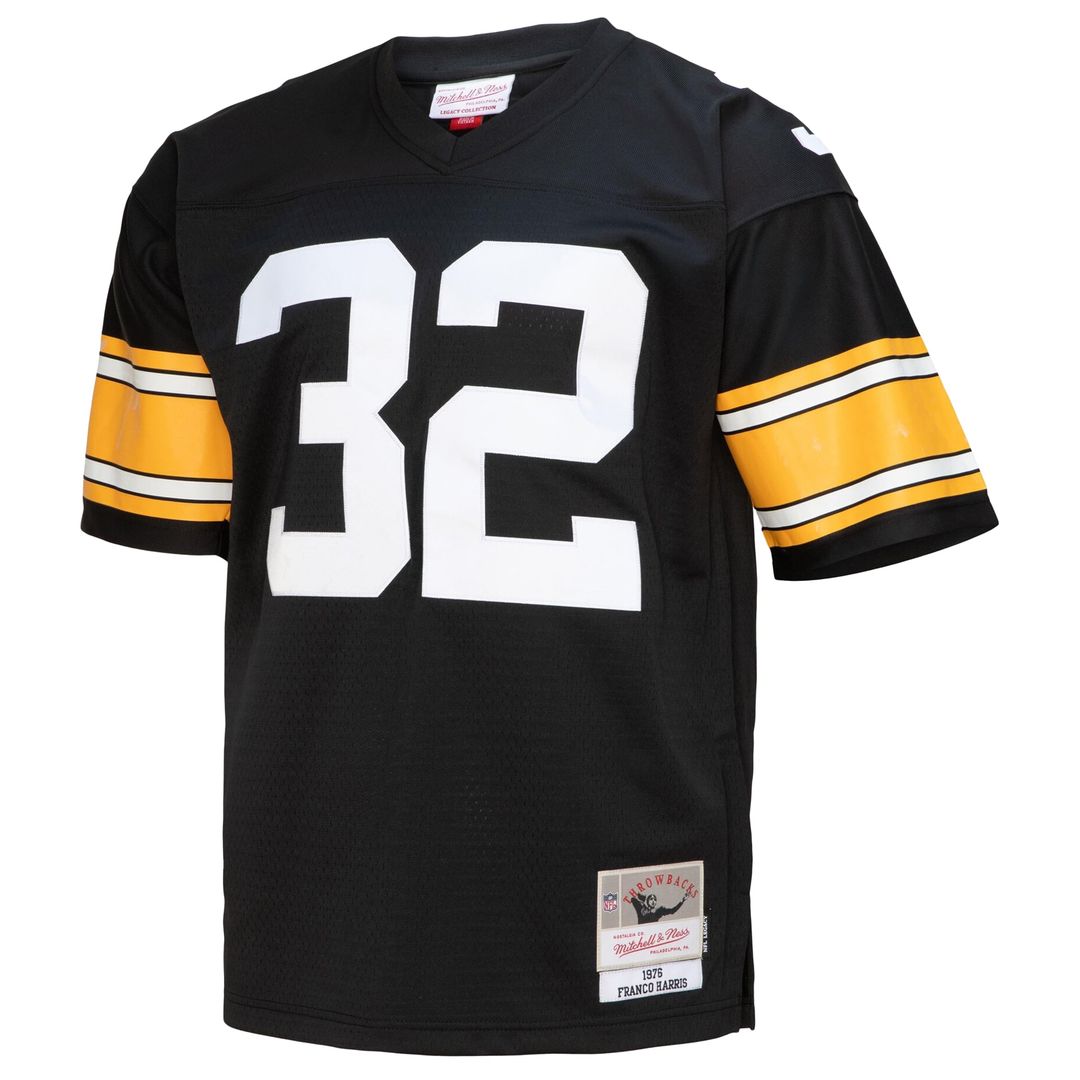 Pittsburgh Steelers Franco Harris Mitchell & Ness White Legacy Replica Jersey