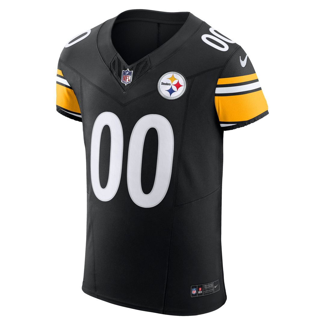Pittsburgh Steelers Nike Black Vapor F.U.S.E. Elite Custom Jersey