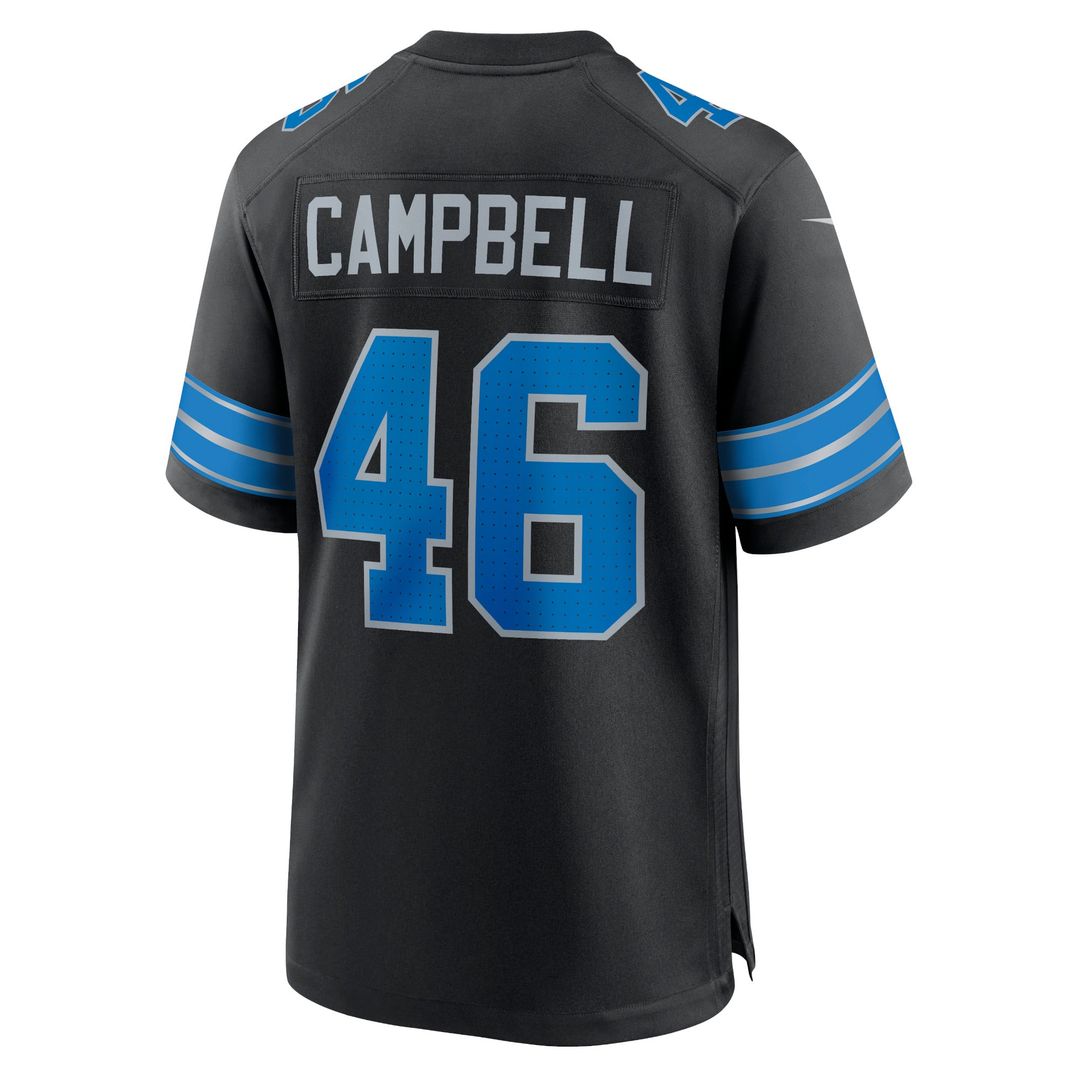 Detroit Lions Jack Campbell Nike Blue Game Jersey