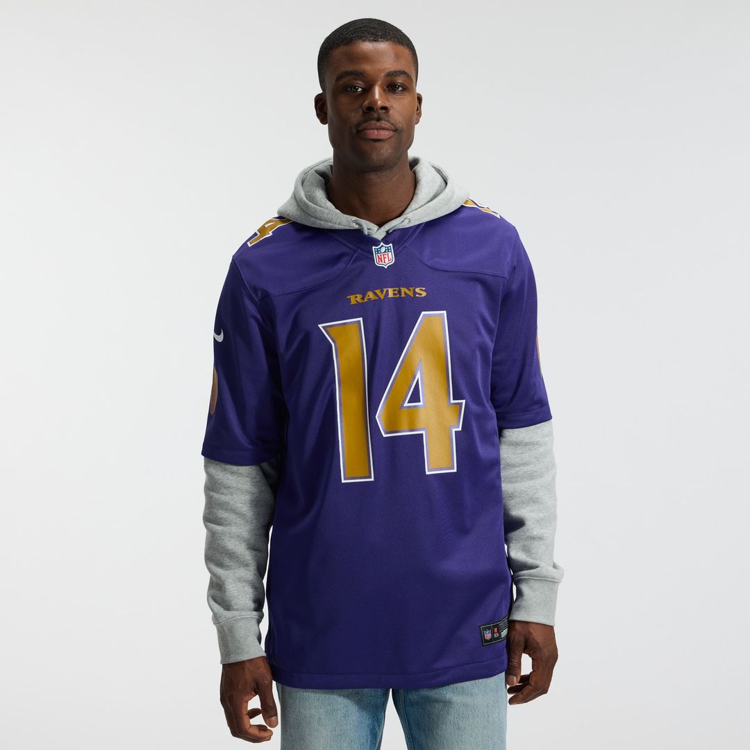 Baltimore Ravens Kyle Hamilton Nike Black Alternate Game Jersey