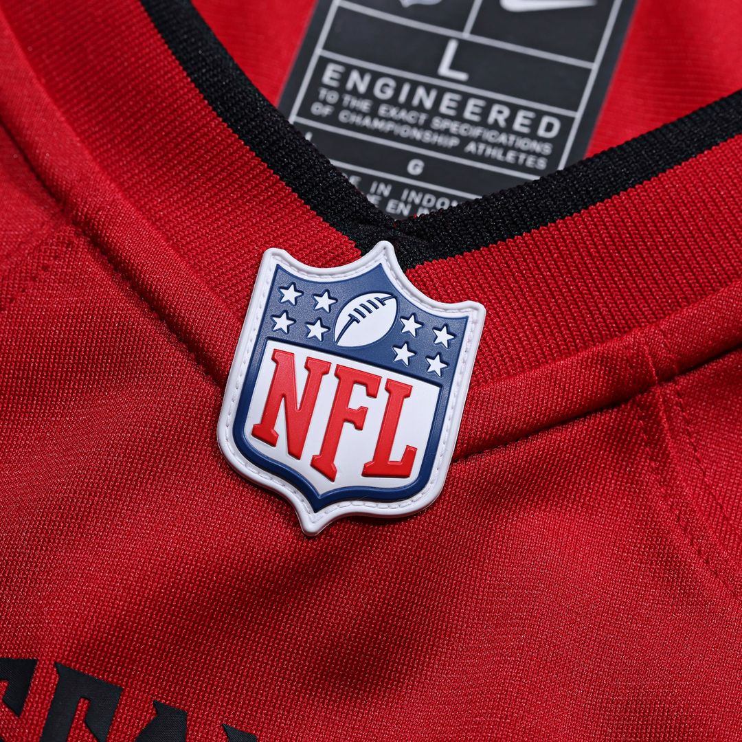 Tampa Bay Buccaneers Ronde Barber Nike Red Retired Player Game Jersey