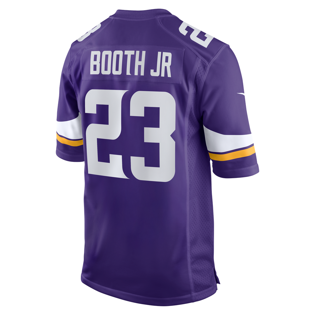 Minnesota Vikings Andrew Booth Jr. Nike Purple Player Game Jersey