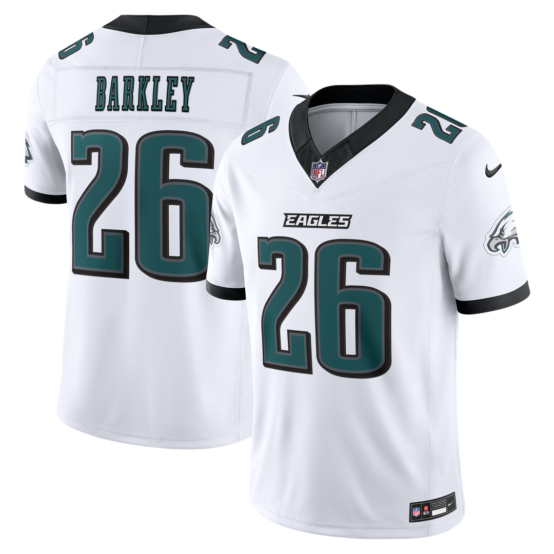 Philadelphia Eagles Saquon Barkley Nike Kelly Green Alternate Vapor F.U.S.E. Stitched Limited Jersey