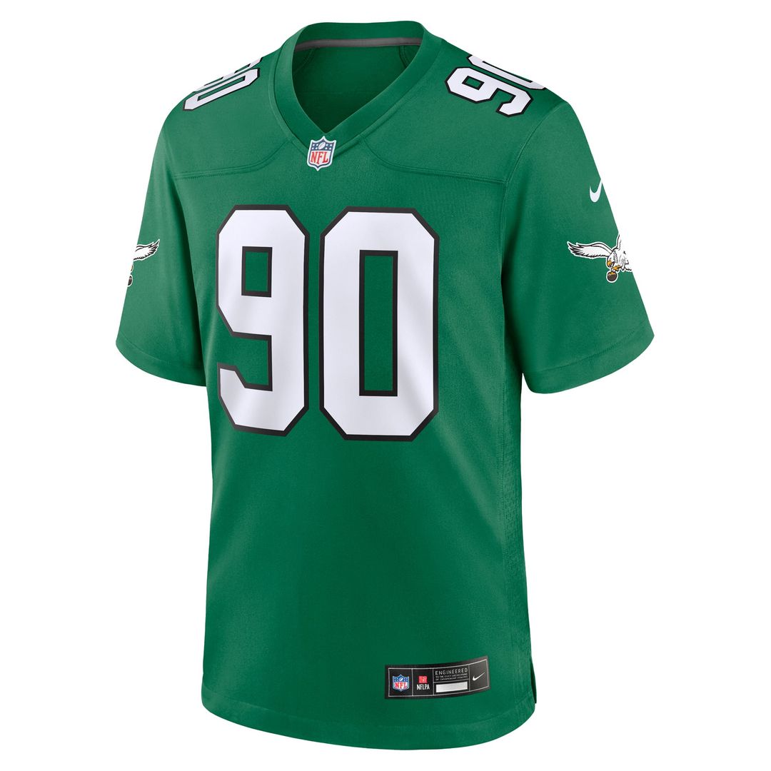 Philadelphia Eagles Jordan Davis Nike Midnight Green Team Game Jersey