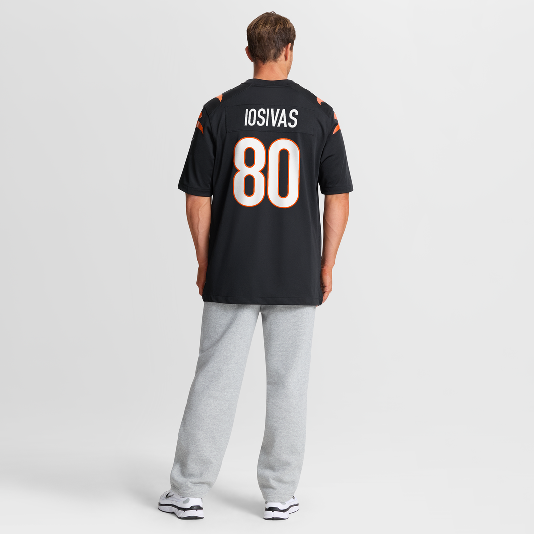 Cincinnati Bengals Andrei Iosivas Nike Black Team Game Jersey