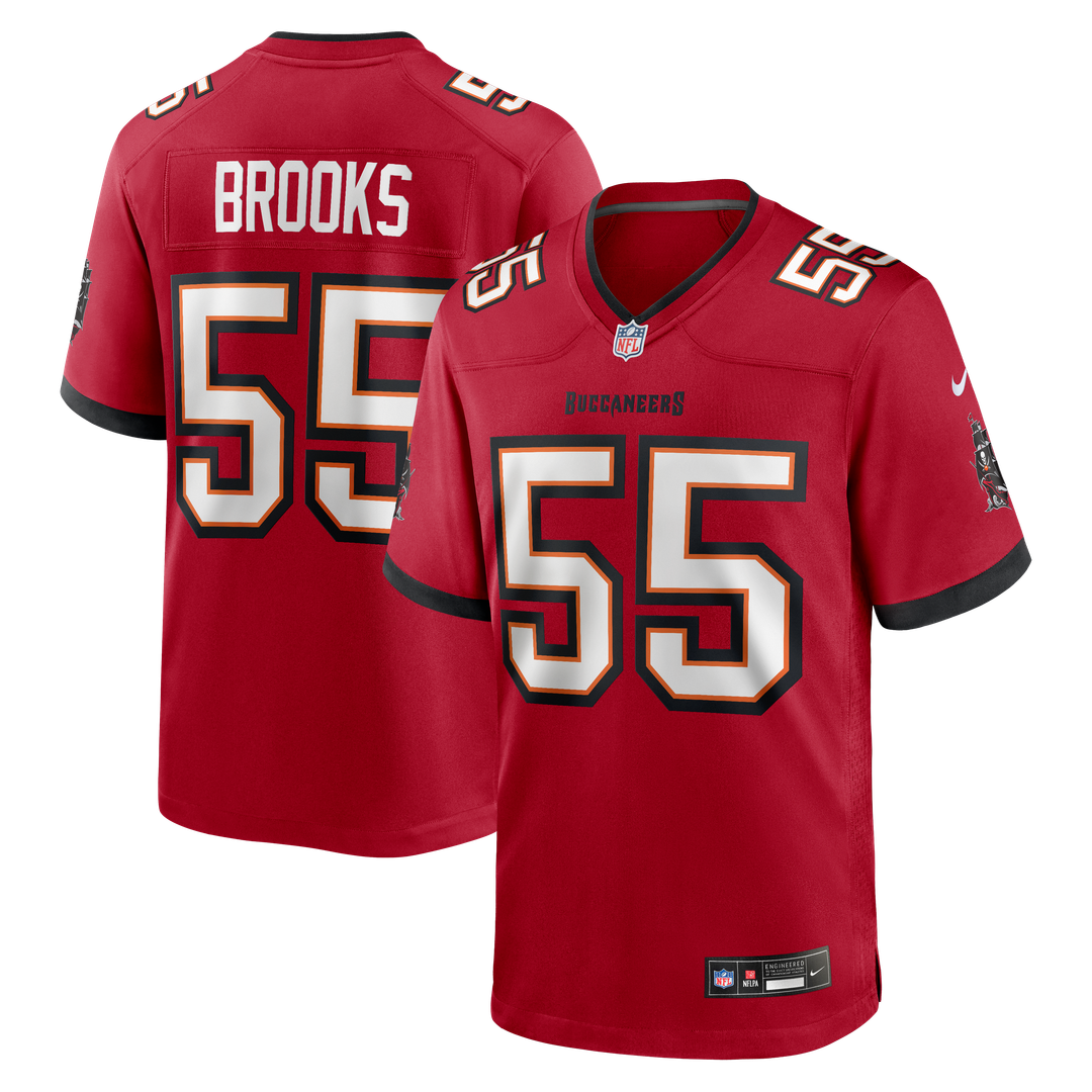 Tampa Bay Buccaneers Derrick Brooks Nike Red Game Retired Player Jersey