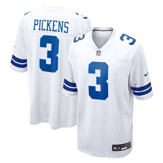 Dallas Cowboys George Pickens Nike White Game Jersey
