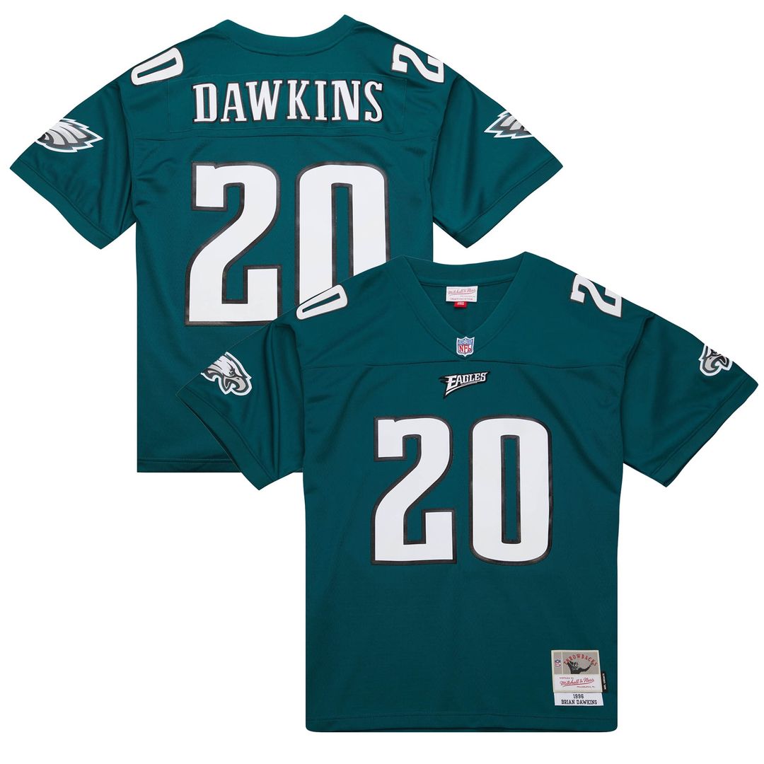 Philadelphia Eagles Brian Dawkins Mitchell & Ness Black Legacy Replica Jersey
