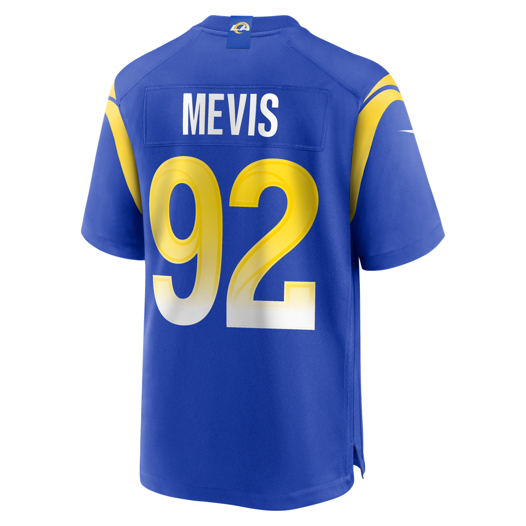 Los Angeles Rams Harrison Mevis Nike Royal Team Game Jersey