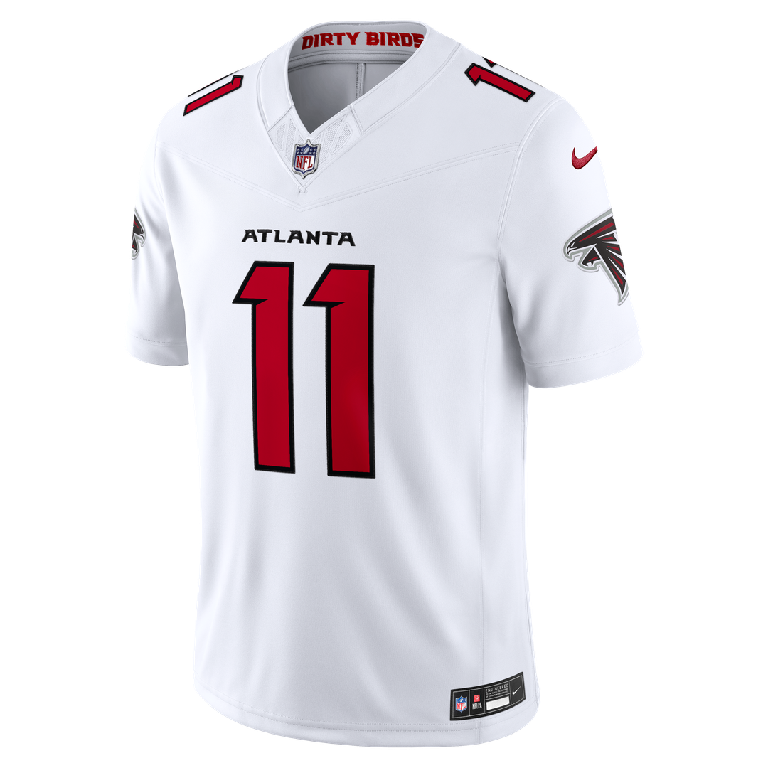 Atlanta Falcons Jalon Walker Nike White Vapor F.U.S.E. Stitched Limited Jersey