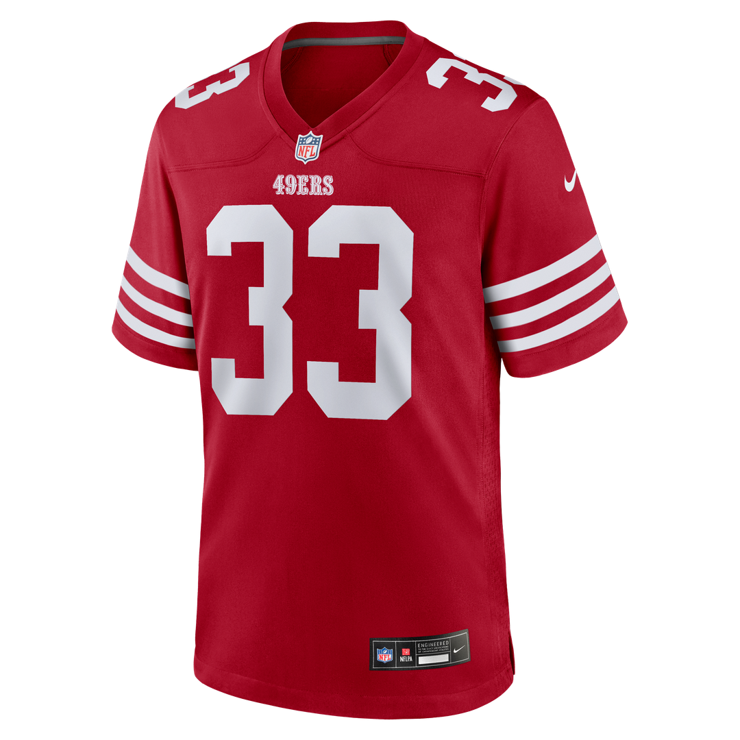 San Francisco 49ers Siran Neal Nike Scarlet Team Game Jersey