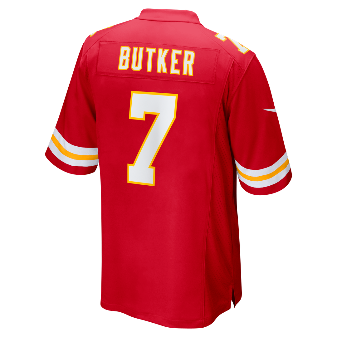 Kansas City Chiefs Harrison Butker Nike Red Game Jersey