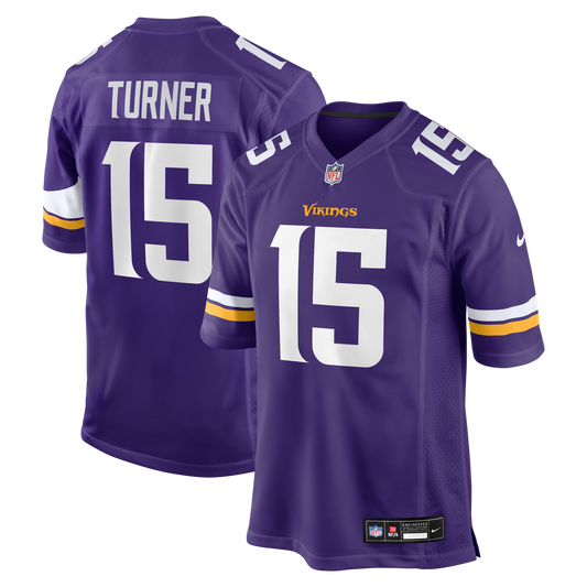 Minnesota Vikings Dallas Turner Nike Purple Game Jersey