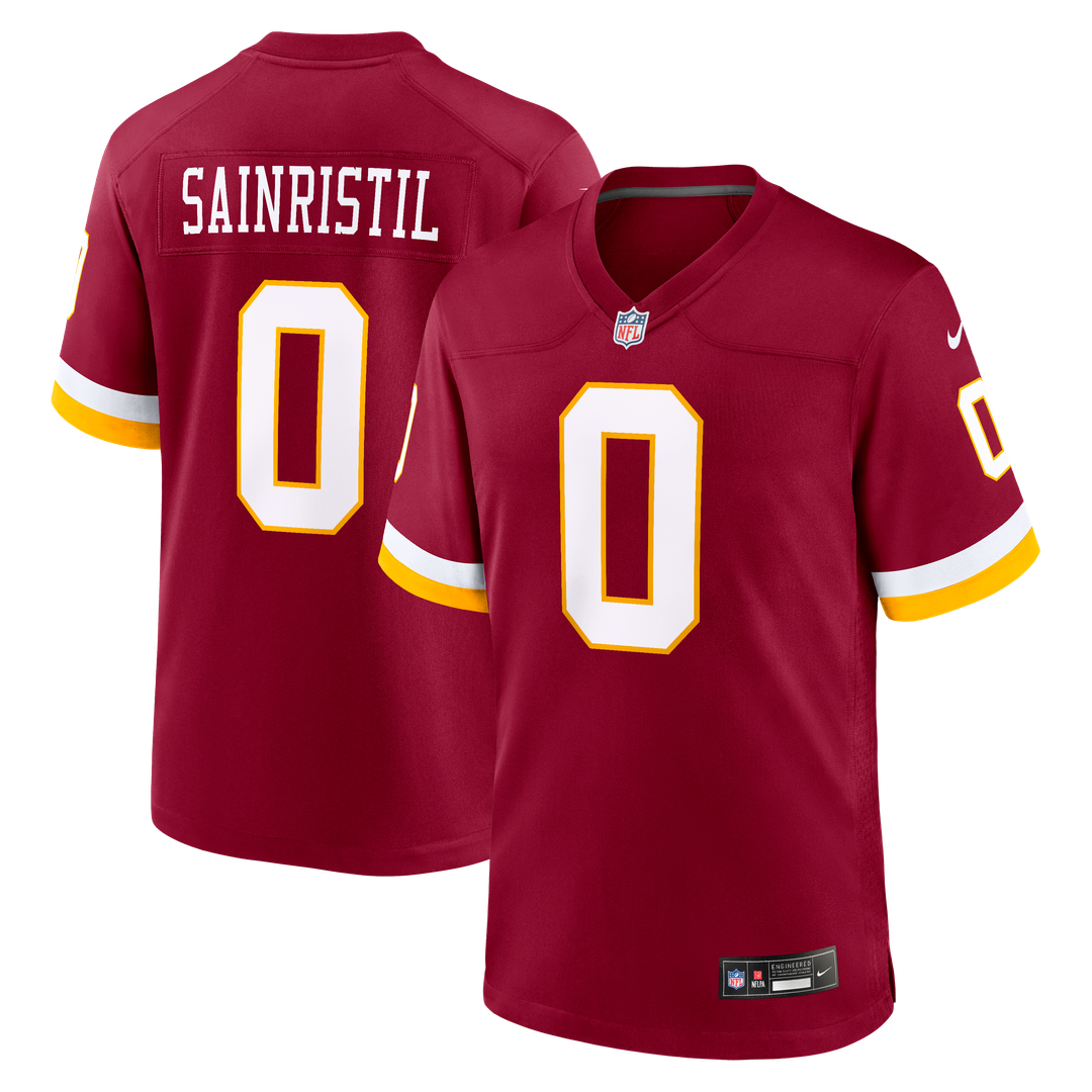 Washington Commanders Mike Sainristil Nike Black Hail Raiser Alternate Game Jersey