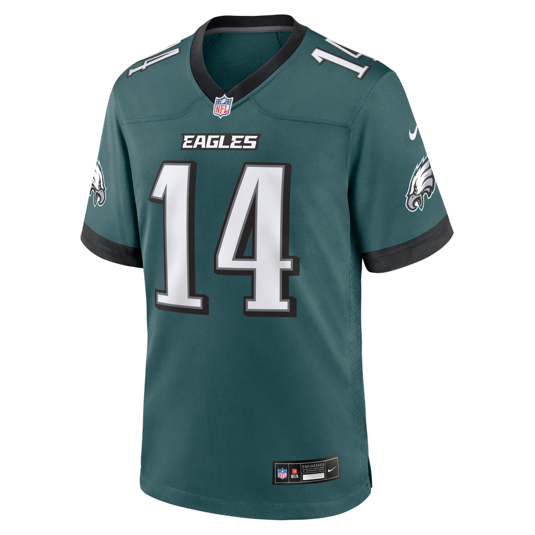 Philadelphia Eagles Andy Dalton Nike Midnight Green Team Game Jersey