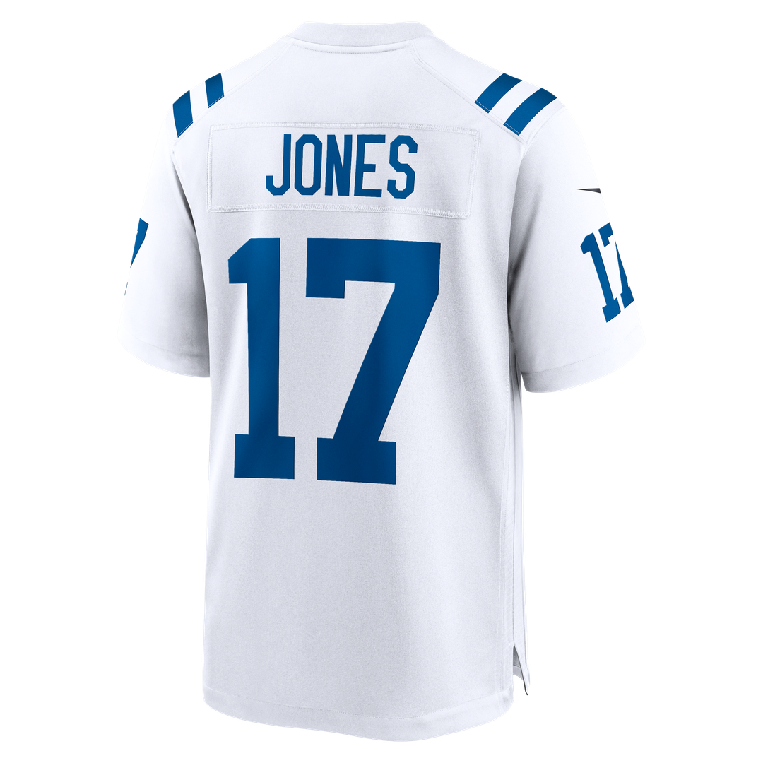 Indianapolis Colts Daniel Jones Nike White Game Jersey