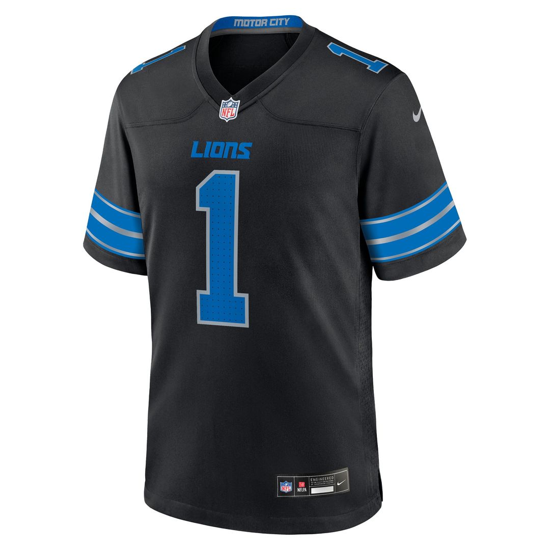 Detroit Lions Jameson Williams Nike Blue Game Player Jersey