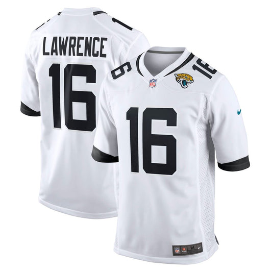 Jacksonville Jaguars Trevor Lawrence Nike White Game Jersey