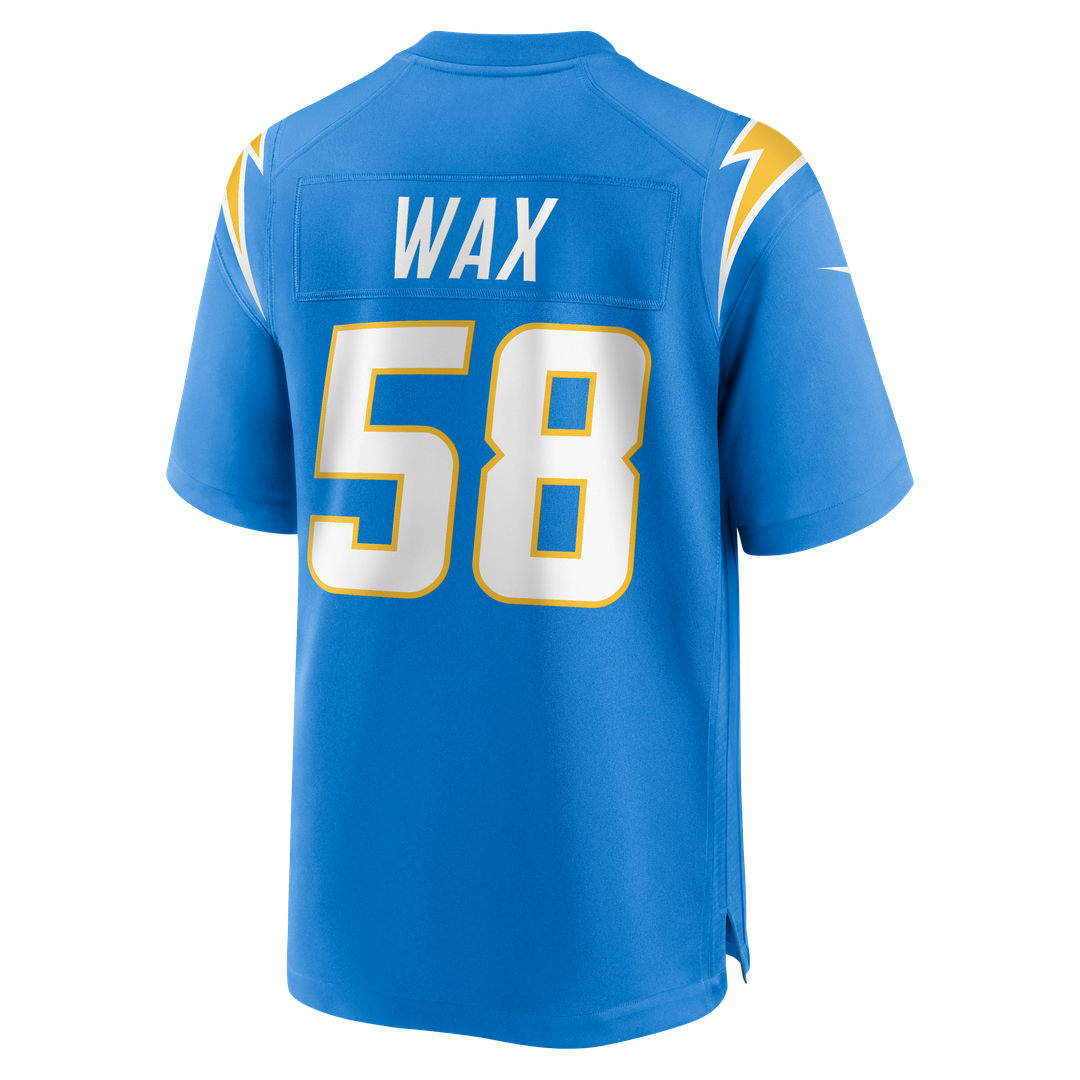 Los Angeles Chargers Marlowe Wax Nike Powder Blue Team Game Jersey