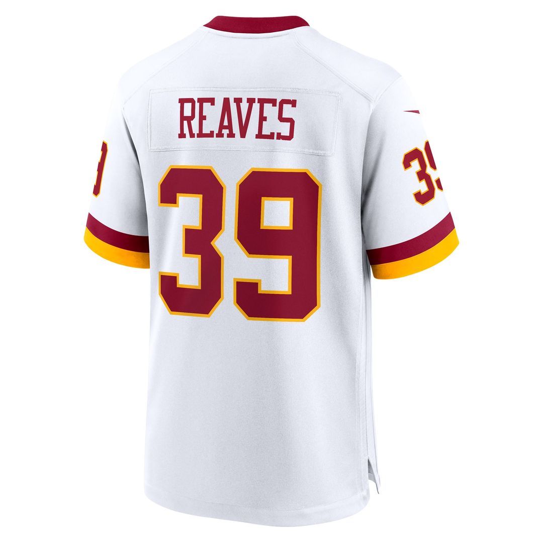 Washington Commanders Jeremy Reaves Nike Black Hail Raiser Alternate Game Jersey