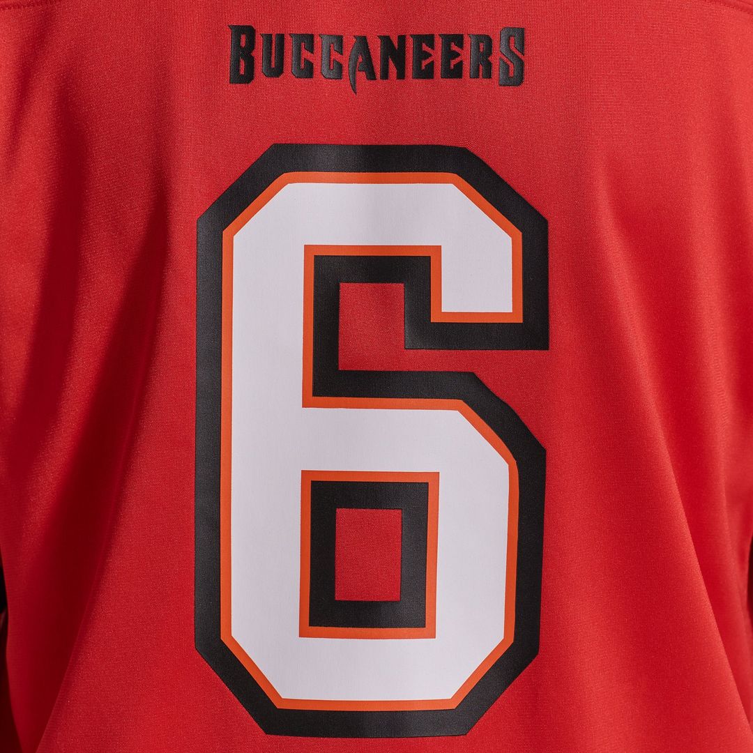 Tampa Bay Buccaneers Baker Mayfield Nike Orange Throwback Game Jersey