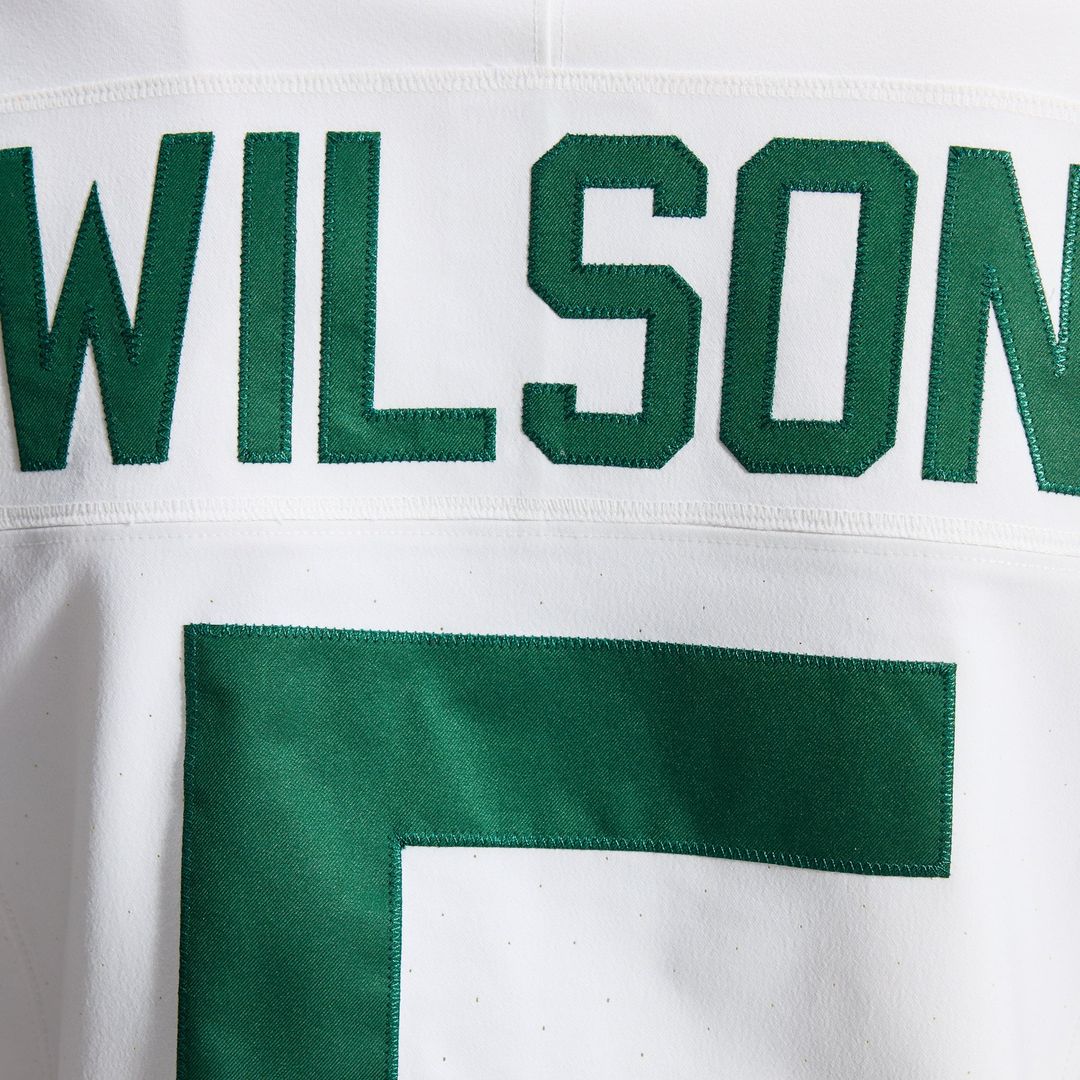 New York Jets Garrett Wilson Nike White Classic Alternate Vapor F.U.S.E. Elite Jersey
