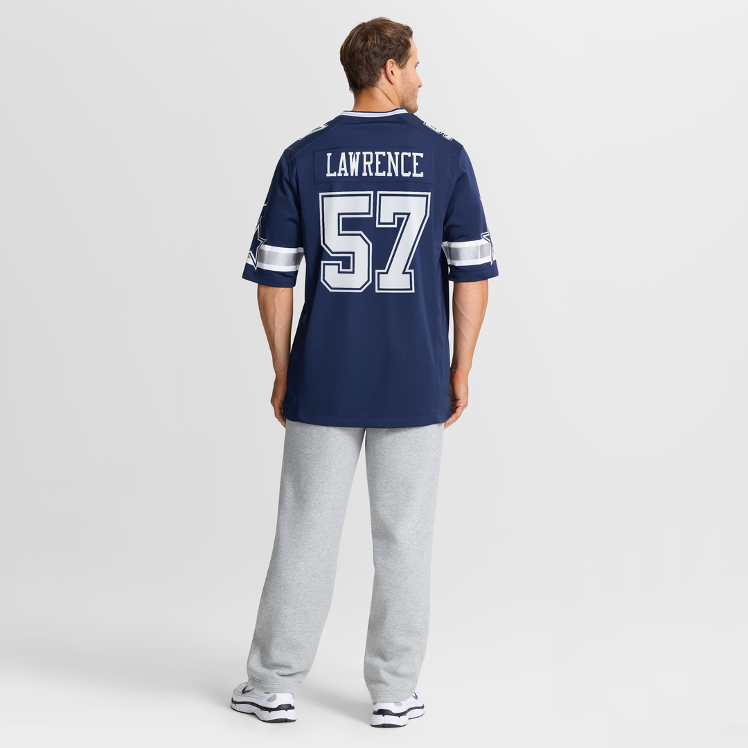 Dallas Cowboys Malachi Lawrence Nike Navy Team Game Jersey