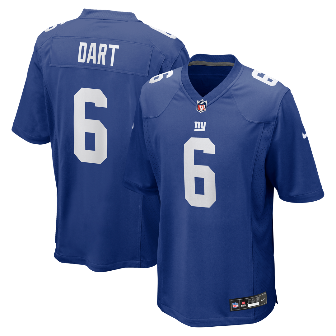 New York Giants Jaxson Dart Nike Red Alternate Century Red Game Jersey