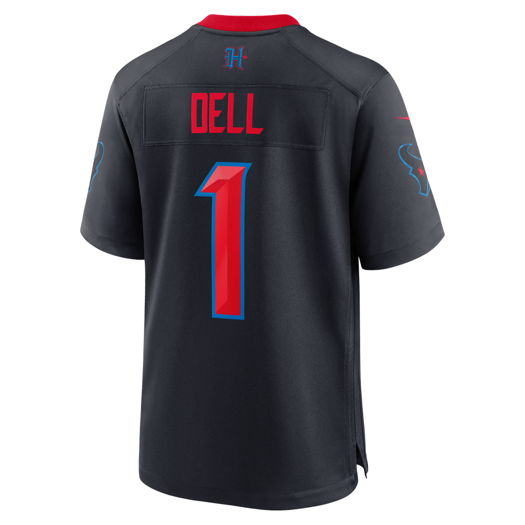 Houston Texans Tank Dell Nike Navy Alternate Game Jersey