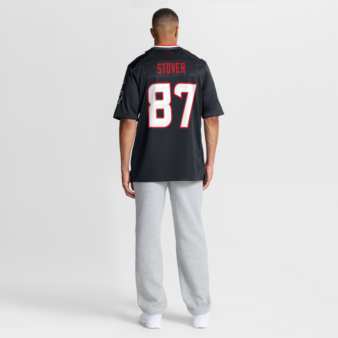 Houston Texans Cade Stover Nike Navy Game Jersey