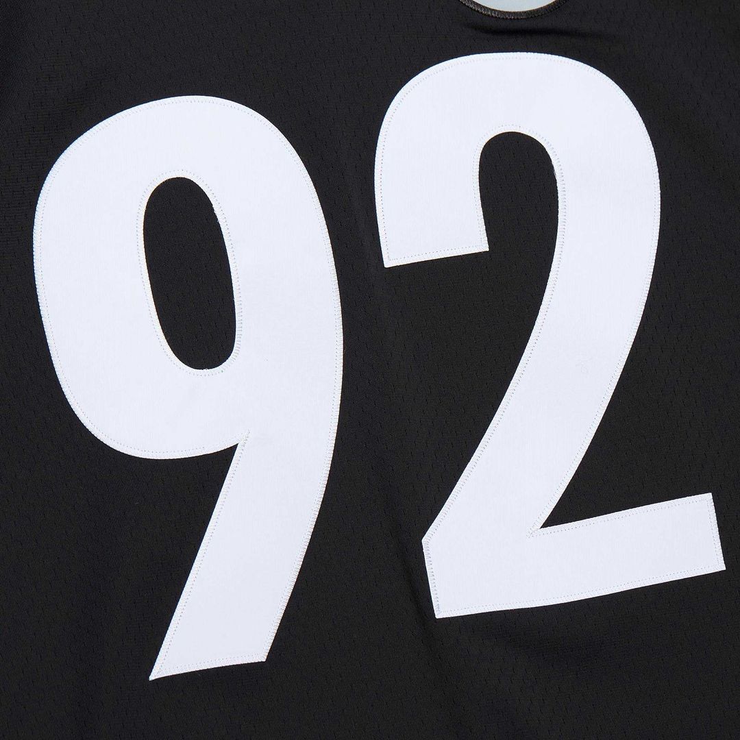 Pittsburgh Steelers James Harrison Mitchell & Ness Black Legacy Replica Jersey