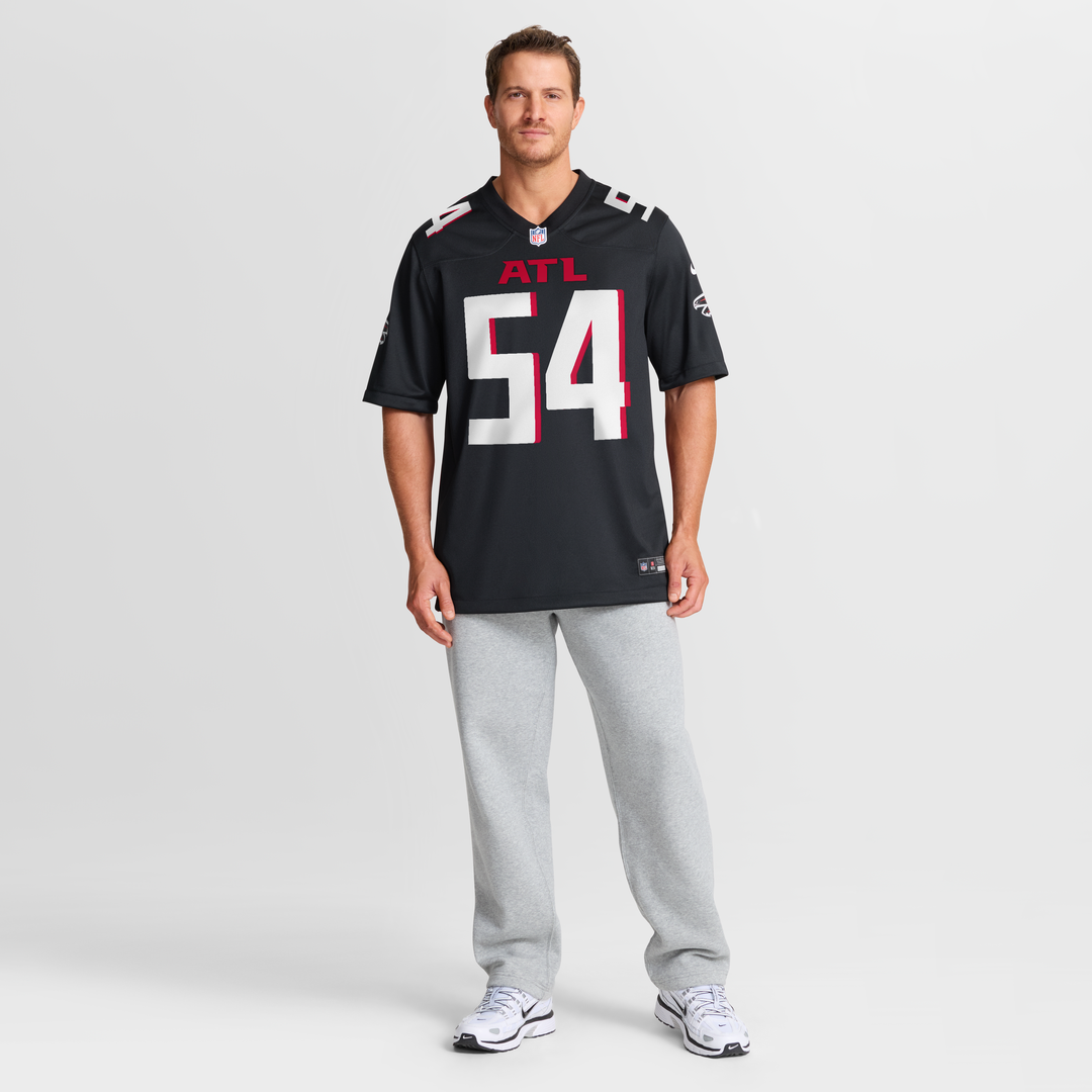 Atlanta Falcons Brandon Dorlus Nike Black Team Game Jersey