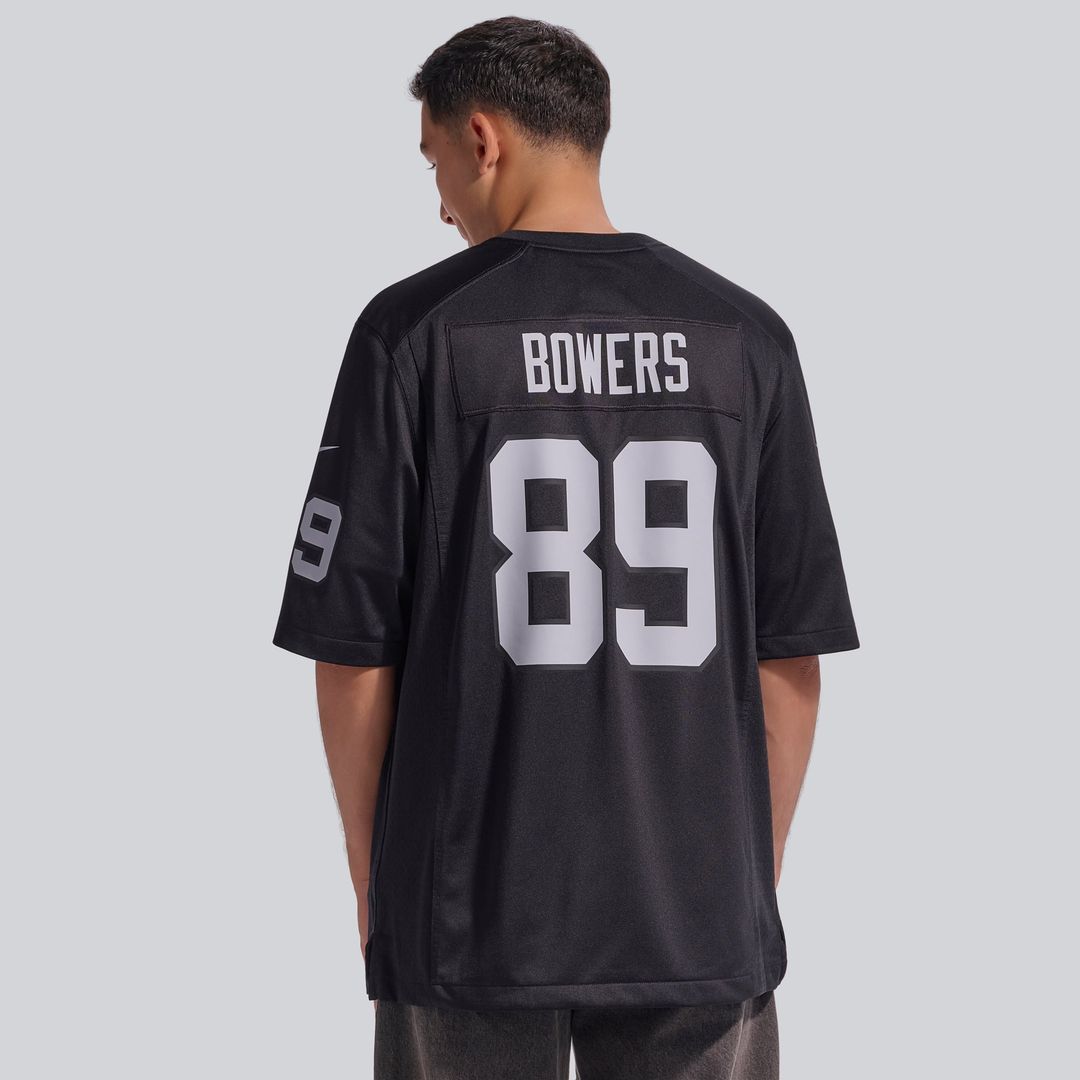 Las Vegas Raiders Brock Bowers Nike White Game Jersey