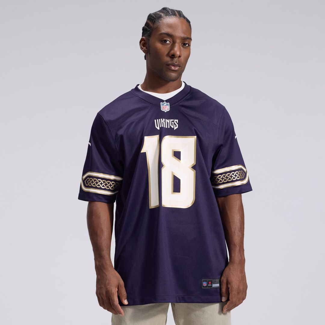 Minnesota Vikings Justin Jefferson Nike Purple 2026 Rivalries Collection Game Jersey