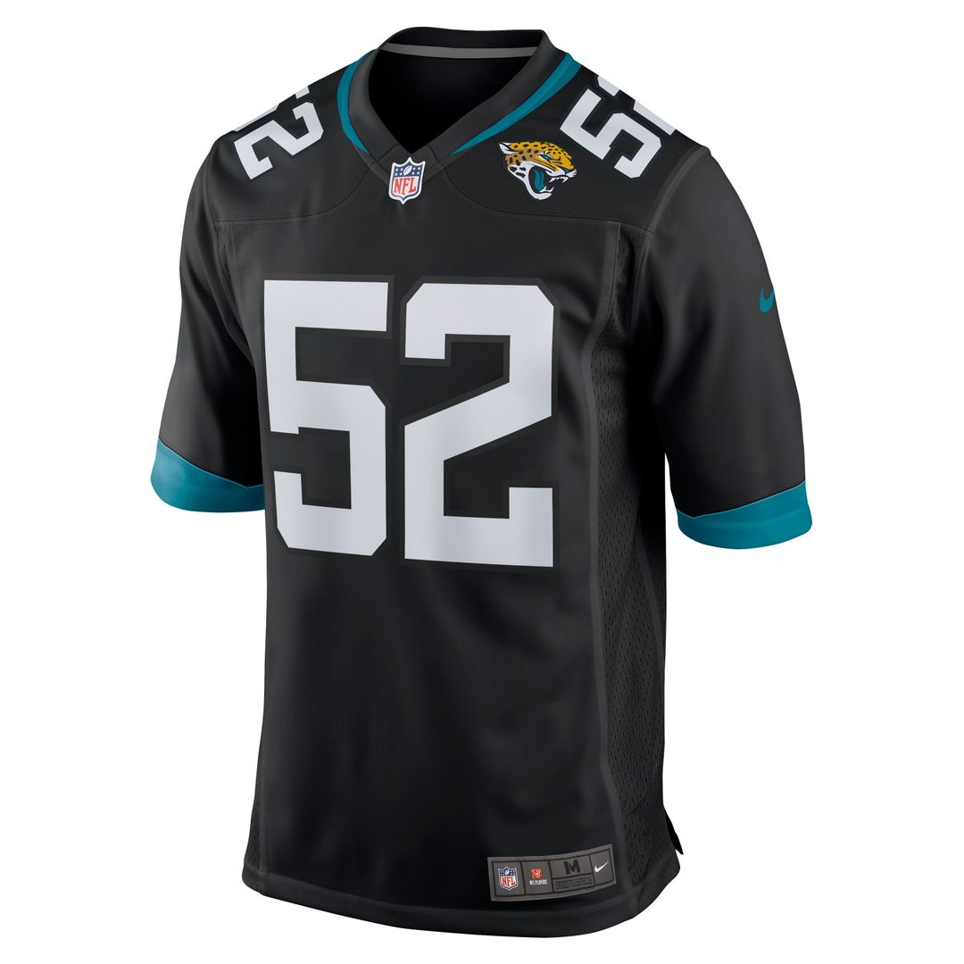 Jacksonville Jaguars DaVon Hamilton Nike Teal Game Jersey