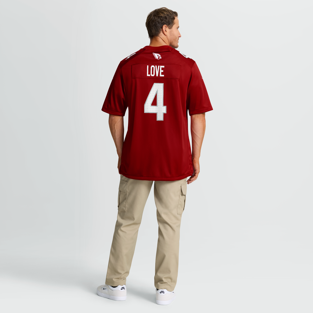 Arizona Cardinals Jeremiyah Love Nike White Game Player Jersey