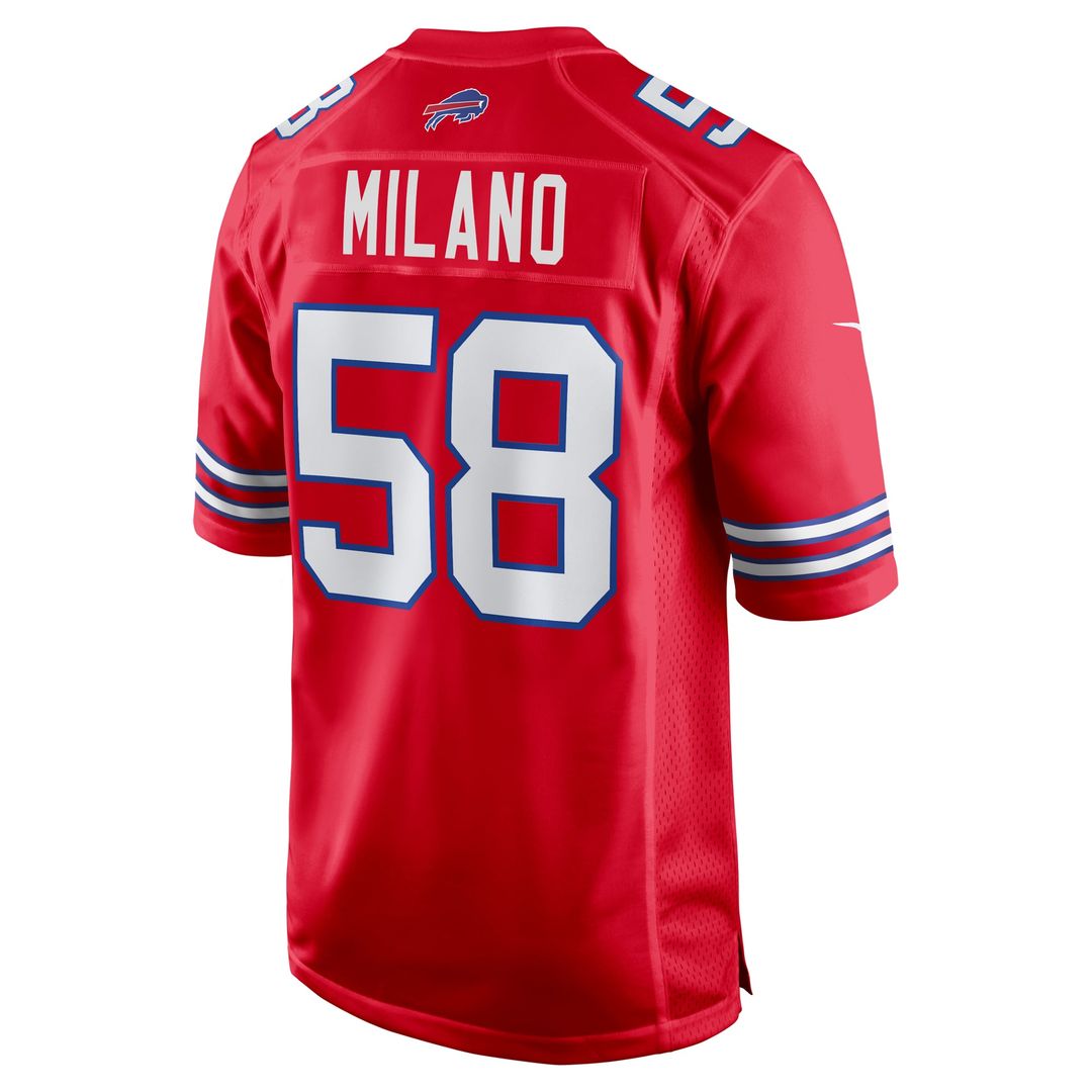 Buffalo Bills Matt Milano Nike Royal Game Player Jersey